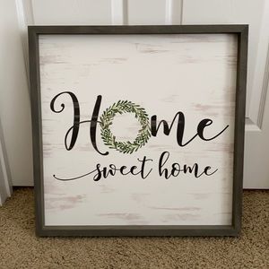 Home Sweet Home wall decor